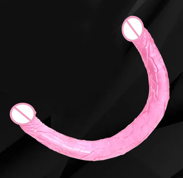 Super Long Soft Flexible Double Dong Penetration Dildo Realistic Penis Artificial Double Ended Dildos Lesbian Sex Toys For Woman 7