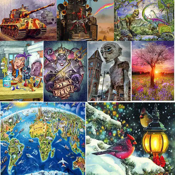 New 5D Diamond Embroidery Full Set Cartoon Diamond Mosaic Great 5D Diamond Painting Animal 5D Daimond-painting Great Gift TO Kid
New 5D Diamond Embroidery Full Set Cartoon Diamond Mosaic Great 5D Diamond Painting Animal 5D Daimond-painting Great Gift TO Kid