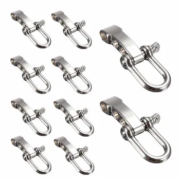 10pcs Sliver Stainless Steel With T3 Holes Adjusting D/U Anchor Shackle Screw Pin Outdoor Survival Rope Paracord Bracelet Buckle
10pcs Sliver Stainless Steel With T3 Holes Adjusting D/U Anchor Shackle Screw Pin Outdoor Survival Rope Paracord Bracelet Buckle