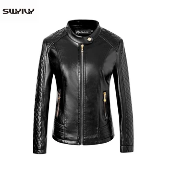 SWYIVY Old Women Leather Jackets Stand Collar 5XL Slim 2018 Winter New Female Short Coats Outwear Woman Leather Jacket Coat Red
SWYIVY Old Women Leather Jackets Stand Collar 5XL Slim 2018 Winter New Female Short Coats Outwear Woman Leather Jacket Coat Red