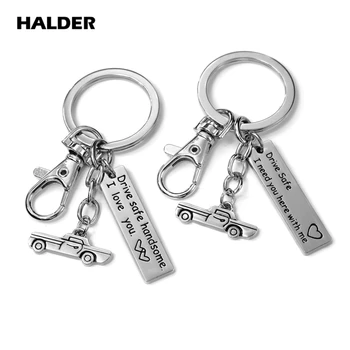 KS0009 HALDER Drive safe handsome I love you I need you here with me pendant Alloy Keychain Backpack Bag Keyring Car Accessories
KS0009 HALDER Drive safe handsome I love you I need you here with me pendant Alloy Keychain Backpack Bag Keyring Car Accessories