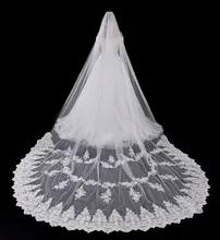 2020 Long Bridal Veil 3 Meters White/Ivory Appliqued Wedding Veil Wedding Accessories Free Shipping
2020 Long Bridal Veil 3 Meters White/Ivory Appliqued Wedding Veil Wedding Accessories Free Shipping