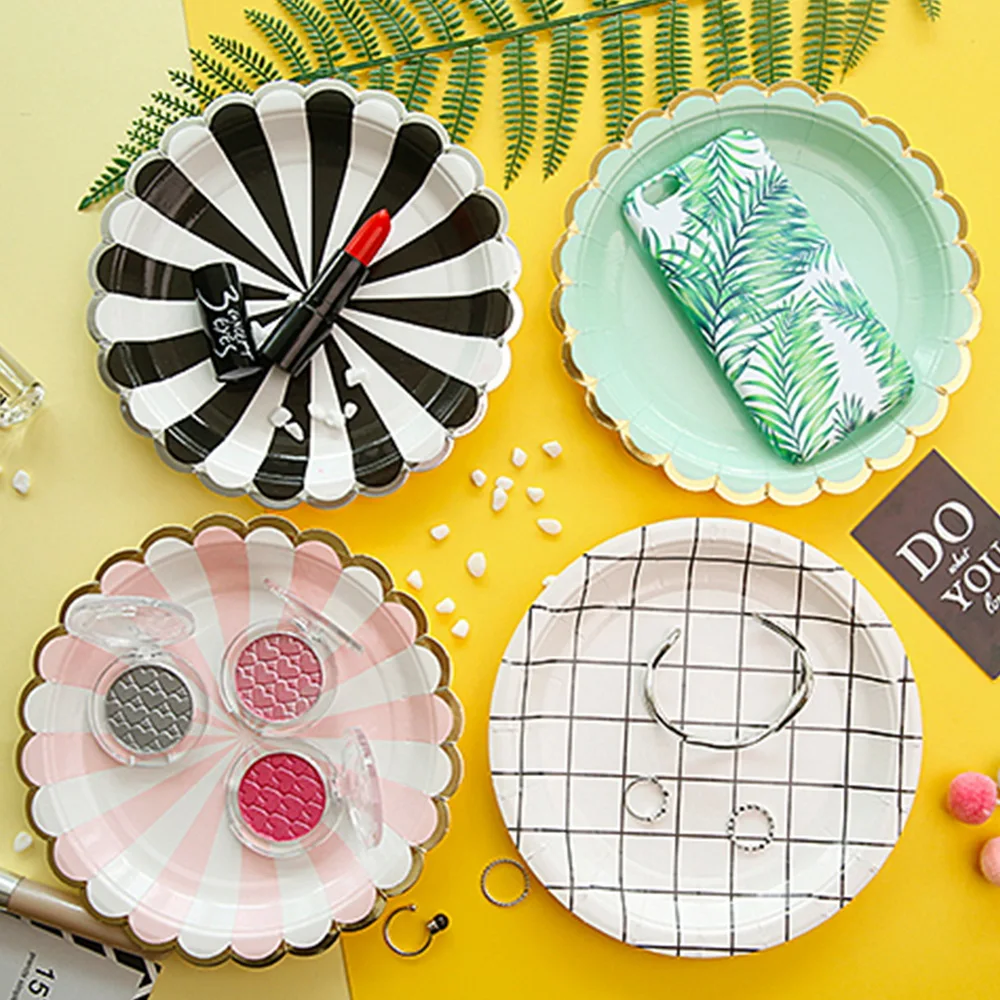 Meking Colorful Paper Plate Dish Wedding Birthday Food Cake Plate For Photography Decoration Props
Meking Colorful Paper Plate Dish Wedding Birthday Food Cake Plate For Photography Decoration Props