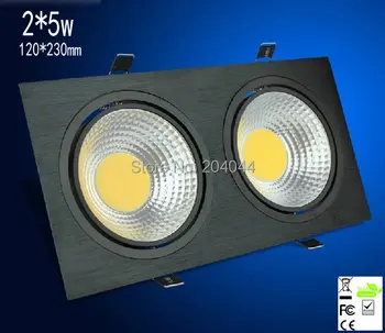 2017 Led Spotlight 2*5w ,square Ceining Light 120lm/w,epistar Chip,,advantage Product,high Quality Light.3years Warranty Time
2017 Led Spotlight 2*5w ,square Ceining Light 120lm/w,epistar Chip,,advantage Product,high Quality Light.3years Warranty Time