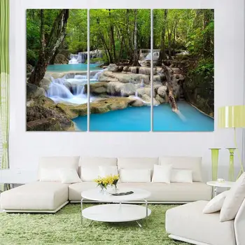Unframed 3 panel The Waterfall With Tree Large HD Picture Decorative Art Print Painting On Canvas For Living Room Wall
Unframed 3 panel The Waterfall With Tree Large HD Picture Decorative Art Print Painting On Canvas For Living Room Wall