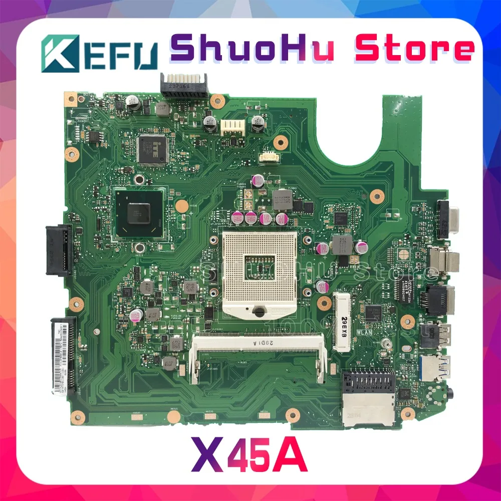 KEFU For ASUS X45A REV2.0 HM70 DDR3 laptop motherboard tested 100% work original mainboard
KEFU For ASUS X45A REV2.0 HM70 DDR3 laptop motherboard tested 100% work original mainboard