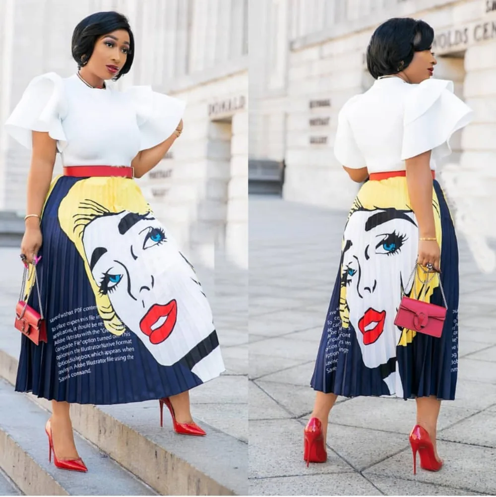 New African dress women Dashiki Traditional Classic Printed pleated commuter skirt size S M L XL YW627
New African dress women Dashiki Traditional Classic Printed pleated commuter skirt size S M L XL YW627