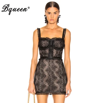 Bqueen 2019 New Women Spaghetti Strap Sexy Lace Up Slach Neck Lace Sexy Mini Dress Elegant Bandage Dress Party Dress
Bqueen 2019 New Women Spaghetti Strap Sexy Lace Up Slach Neck Lace Sexy Mini Dress Elegant Bandage Dress Party Dress