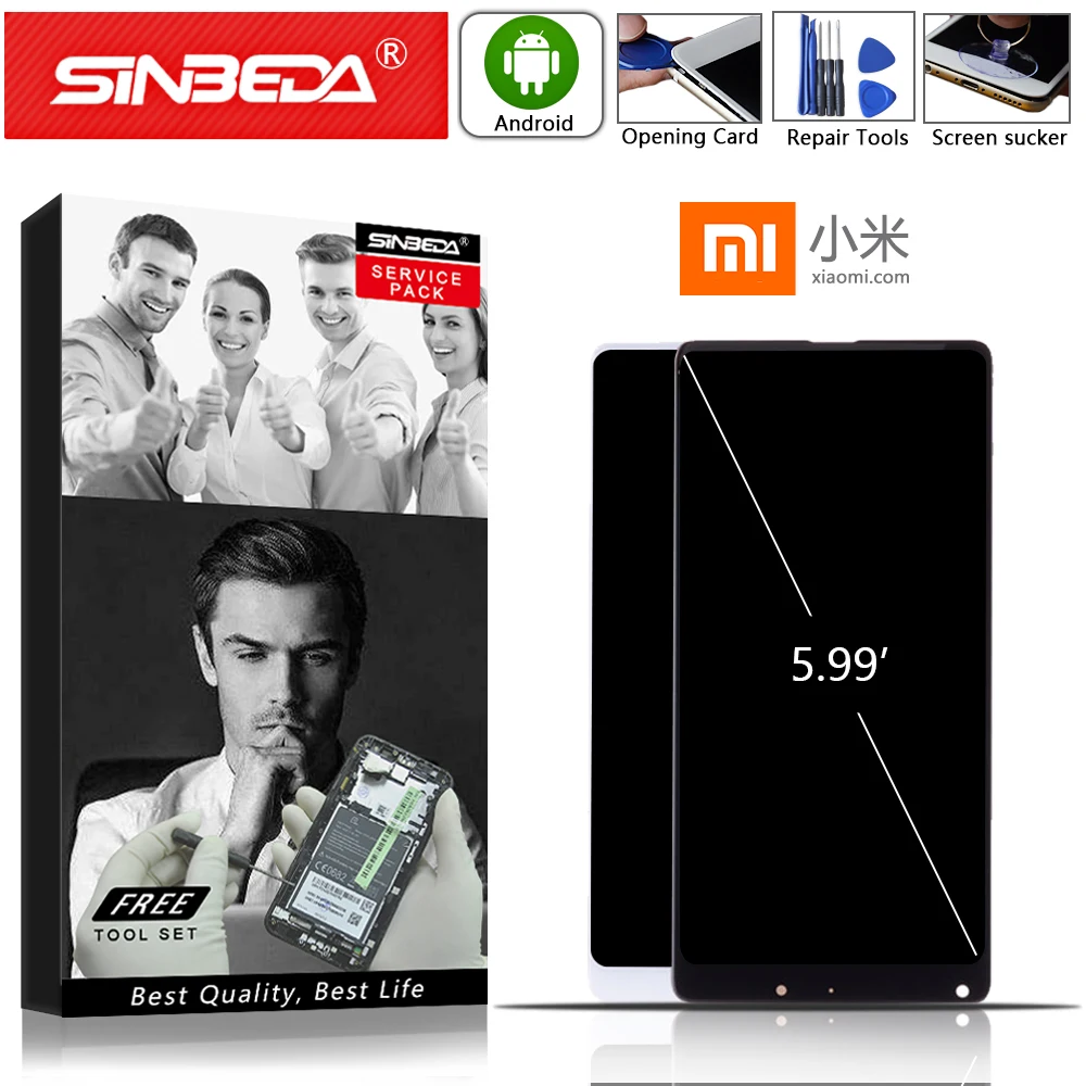 5.99" Original For Xiaomi MI Mix 2 LCD Display Touch Screen with Frame Digitizer For Xiaomi MIX 2 Display For Mi MIX2 LCD Screen
5.99" Original For Xiaomi MI Mix 2 LCD Display Touch Screen with Frame Digitizer For Xiaomi MIX 2 Display For Mi MIX2 LCD Screen