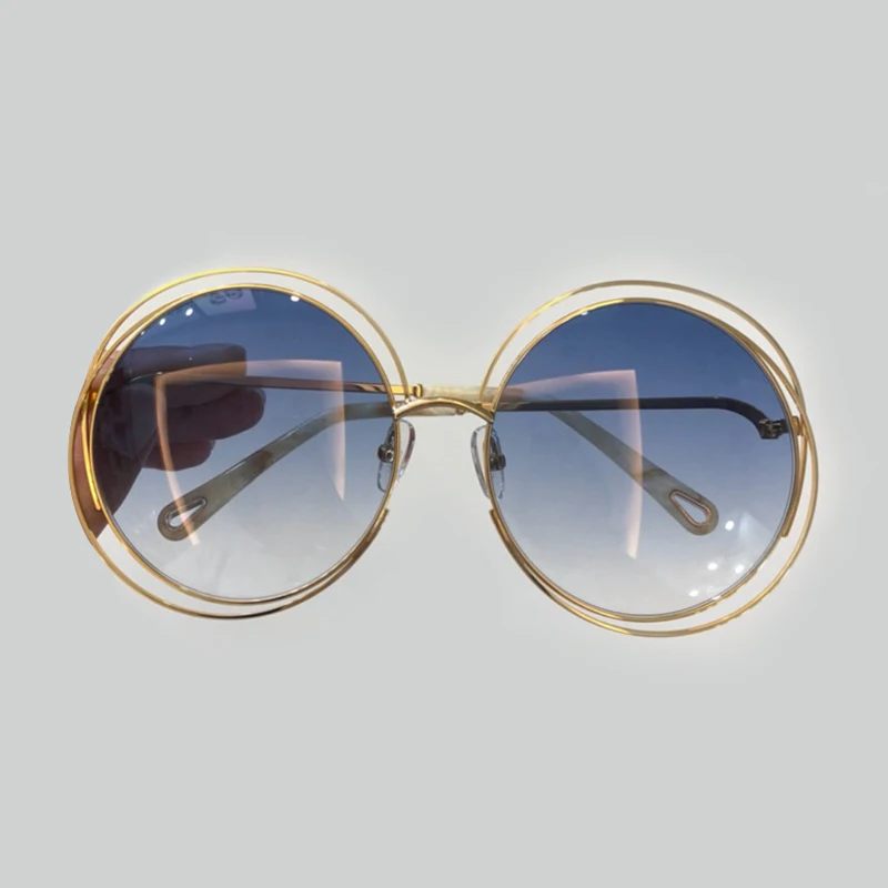 Round Sunglasses for Women Brand Designer High Quality Alloy Frame UV400 Lens with Packing Box Female Sun Glasses
Round Sunglasses for Women Brand Designer High Quality Alloy Frame UV400 Lens with Packing Box Female Sun Glasses