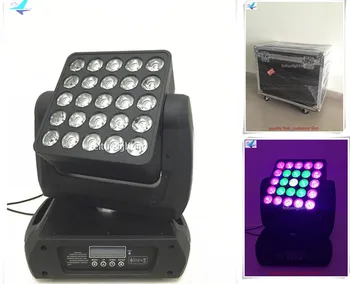 4pcs/lot Flightcase LED Matrix Beam 25x12w Moving Head Wash Stage Bar Lighting RGBW 4IN1 Lumiere DMX Powercon Show Lights
4pcs/lot Flightcase LED Matrix Beam 25x12w Moving Head Wash Stage Bar Lighting RGBW 4IN1 Lumiere DMX Powercon Show Lights