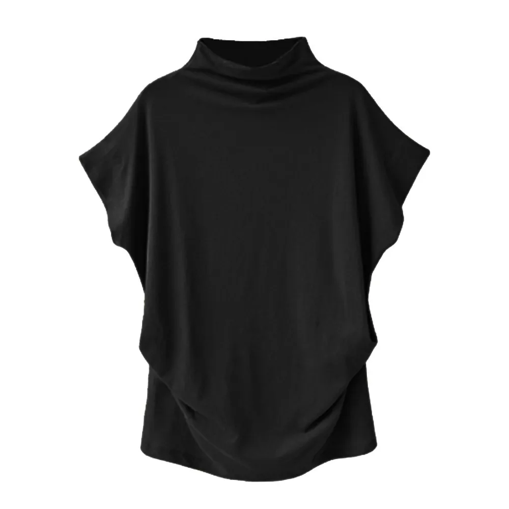 Women Casual Turtleneck Short Sleeve Cotton girl Solid Casual Top Shirt female Plus Size Solid girl clothing fashion/6.4
Women Casual Turtleneck Short Sleeve Cotton girl Solid Casual Top Shirt female Plus Size Solid girl clothing fashion/6.4