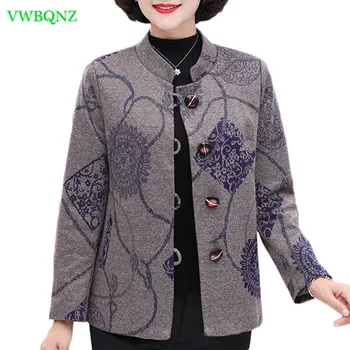 New Fall Winter Women Cardigan Coat Fashion Mother Large Flower Single Breasted Woolen coat Plus size Women jacket coats 4XL 885
New Fall Winter Women Cardigan Coat Fashion Mother Large Flower Single Breasted Woolen coat Plus size Women jacket coats 4XL 885
