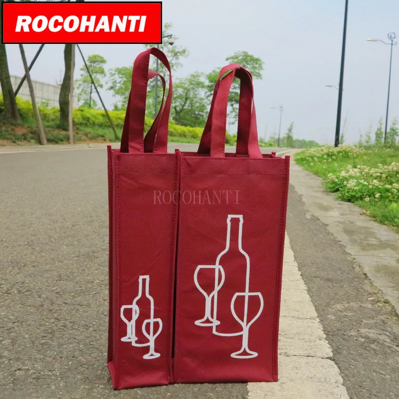 10x Non-woven fabric two bottles one bottle packing bag red wine bag customized logo printing accept promotion gift shopping bag
10x Non-woven fabric two bottles one bottle packing bag red wine bag customized logo printing accept promotion gift shopping bag