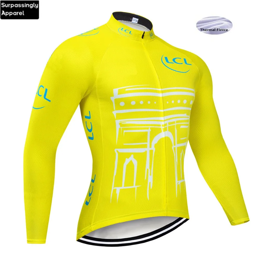 2019 UCI TEAM Cycling Jersey Winter Ropa Ciclismo MTB Mens Fleece Quick-dry Pro Bike Jersey Tops Maillot Yellow
2019 UCI TEAM Cycling Jersey Winter Ropa Ciclismo MTB Mens Fleece Quick-dry Pro Bike Jersey Tops Maillot Yellow