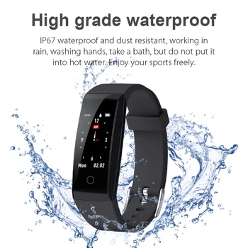 Smart Watch Sports Bracelet Sports Wristband Fitness Workout Distance Tracker Heart Rate Monitor Built-in USB Charge Interface
Smart Watch Sports Bracelet Sports Wristband Fitness Workout Distance Tracker Heart Rate Monitor Built-in USB Charge Interface