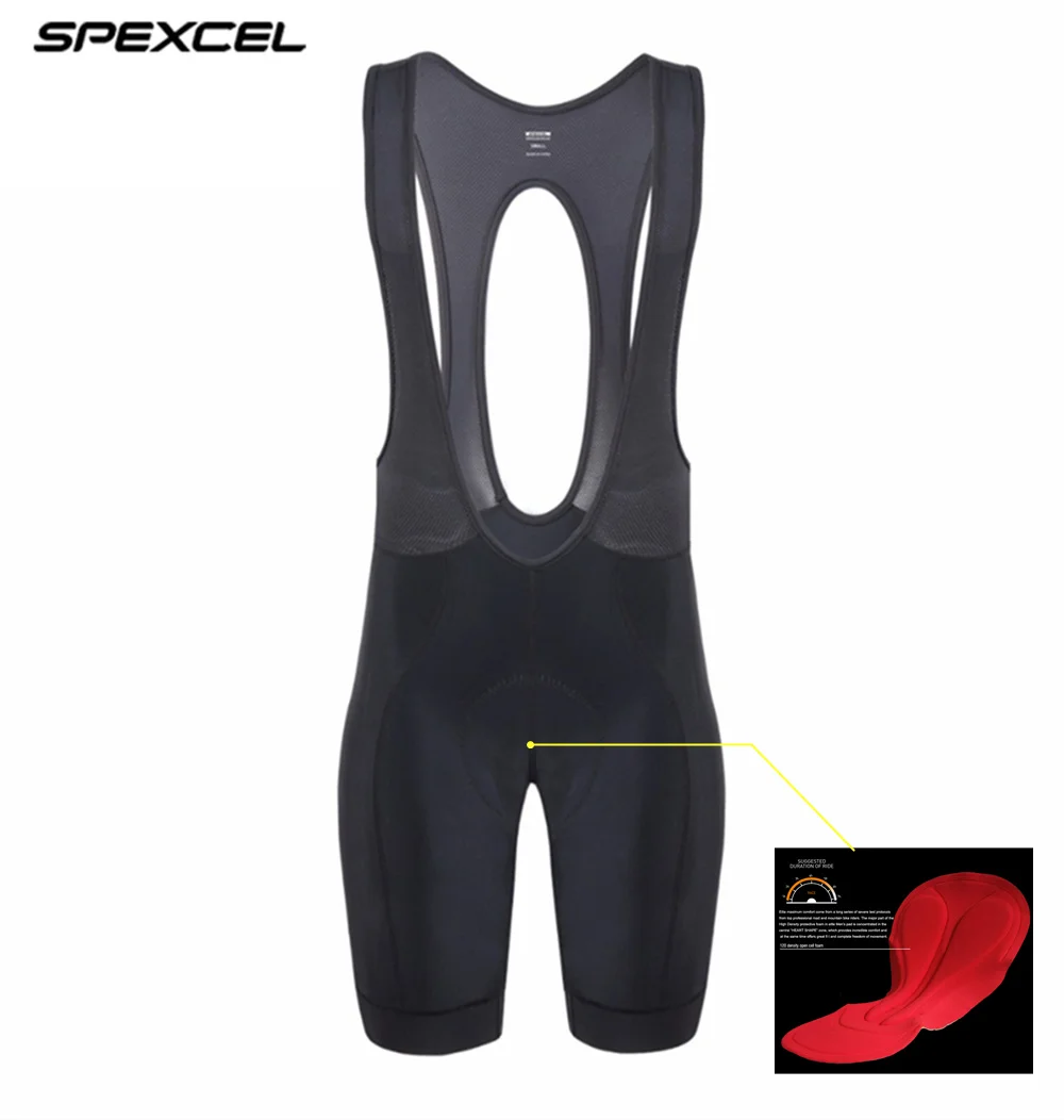 SPEXCEL Black pro team Cycling Bib Shorts Quick Dry MTB bike Cycling Shorts Men's Bicycle Shorts with High density pad
SPEXCEL Black pro team Cycling Bib Shorts Quick Dry MTB bike Cycling Shorts Men's Bicycle Shorts with High density pad