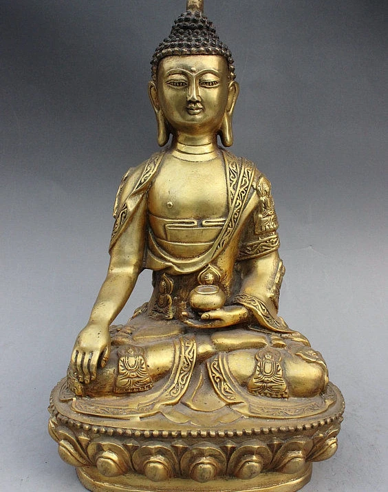 Chinese Buddhism Temple Pure Bronze Shakyamuni Sakyamuni Tathagata Buddha Statue
Chinese Buddhism Temple Pure Bronze Shakyamuni Sakyamuni Tathagata Buddha Statue