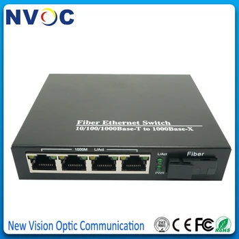 1000M SM Simplex SC Port+10/100/1000M 4RJ45 20KM External Power Supply,Gigabit Ethernet Media Converter,Euro Charger
1000M SM Simplex SC Port+10/100/1000M 4RJ45 20KM External Power Supply,Gigabit Ethernet Media Converter,Euro Charger
