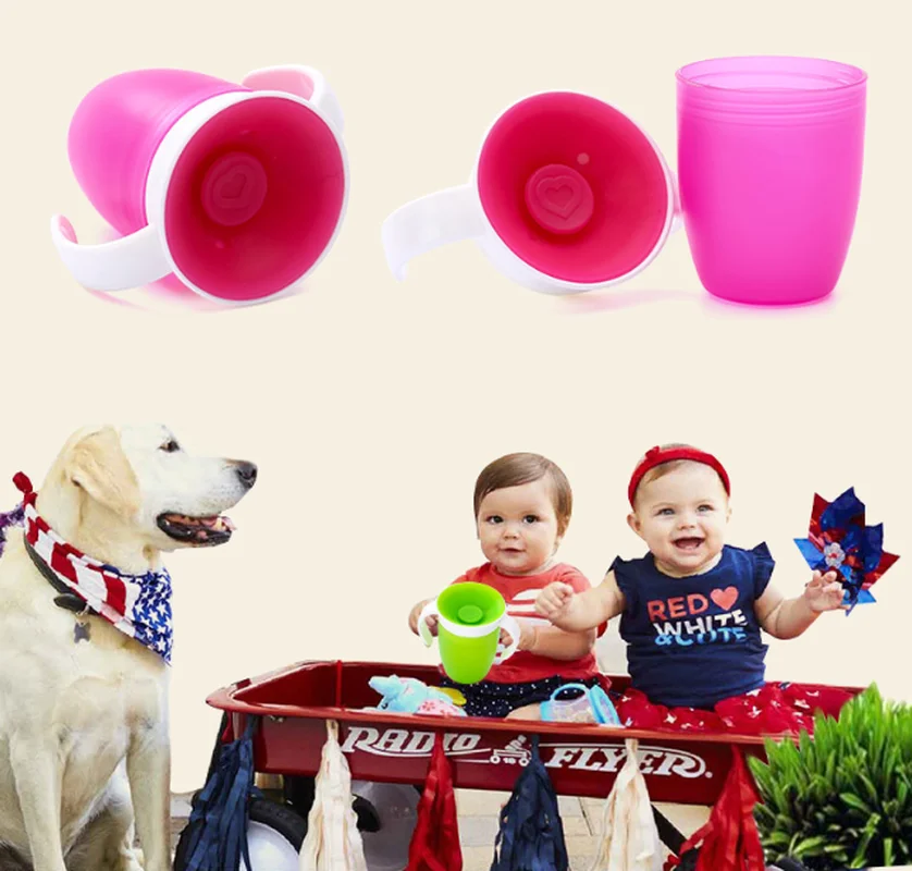360 Degrees Can Be Rotated Baby Learning Drinking Cup With Double Handle Flip lid Leakproof Infants Water Cups Bottle
360 Degrees Can Be Rotated Baby Learning Drinking Cup With Double Handle Flip lid Leakproof Infants Water Cups Bottle