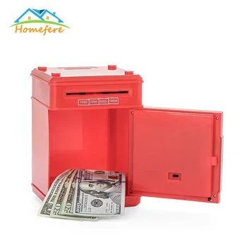 Electronic Bank ATM Password Money Box Cash Coins Saving Box ATM Bank Safe case Automatic Deposit Banknote Christmas Gift
Electronic Bank ATM Password Money Box Cash Coins Saving Box ATM Bank Safe case Automatic Deposit Banknote Christmas Gift