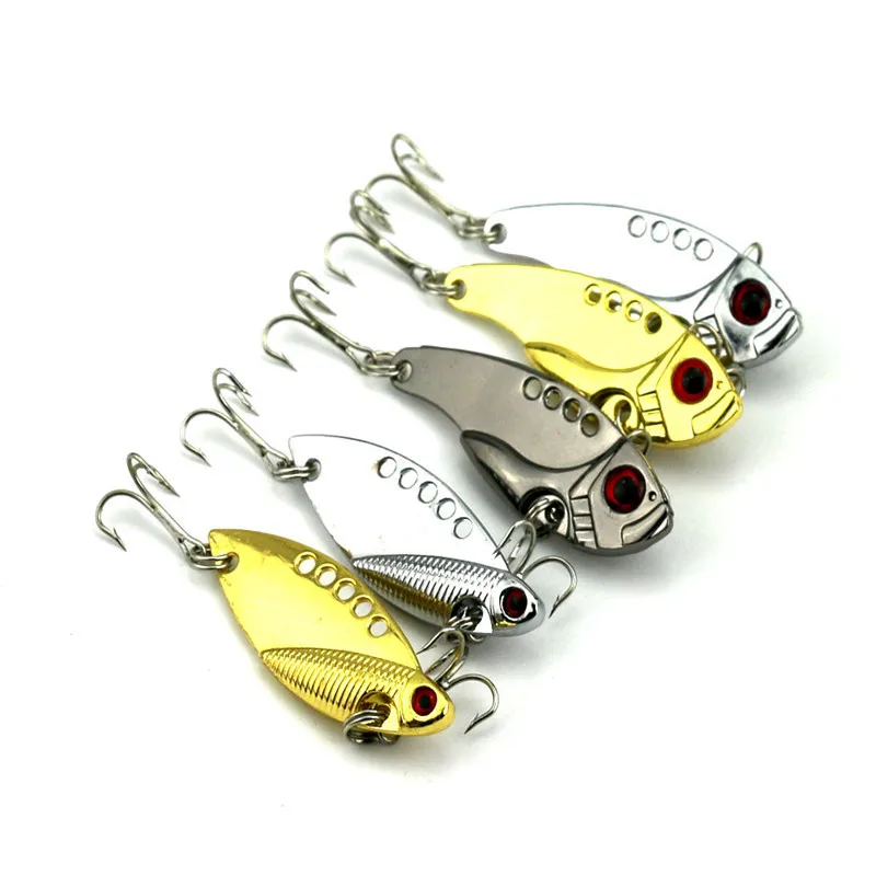 5Pcs/Lot vibration 5CM 11G Metal fishing Lure bass VIB Metal bait fish spoon lures balance 8#hooks red 3d eyes Free shipping
5Pcs/Lot vibration 5CM 11G Metal fishing Lure bass VIB Metal bait fish spoon lures balance 8#hooks red 3d eyes Free shipping