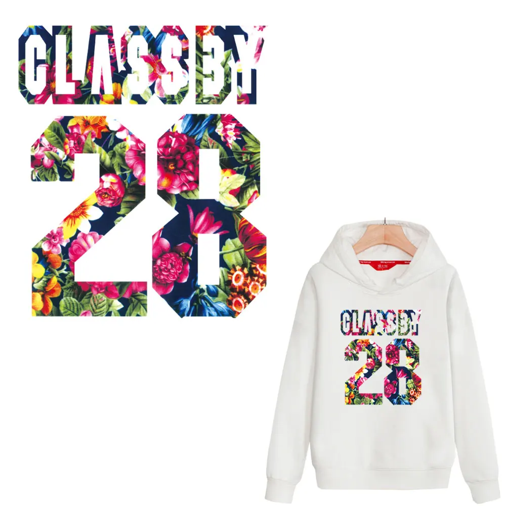 new fashion flowers number iron patches heat transfer for clothing T-shirt hoody vinyl ironing sticker heat press applique badge
new fashion flowers number iron patches heat transfer for clothing T-shirt hoody vinyl ironing sticker heat press applique badge