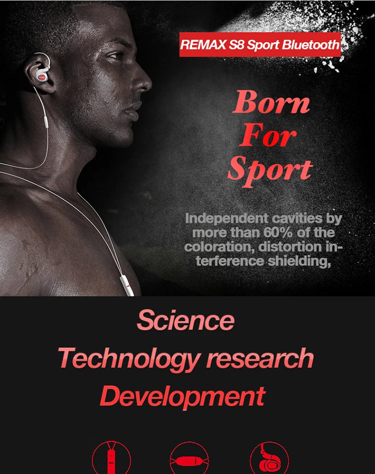 REMAX Bluetooth Sporty earphone_01