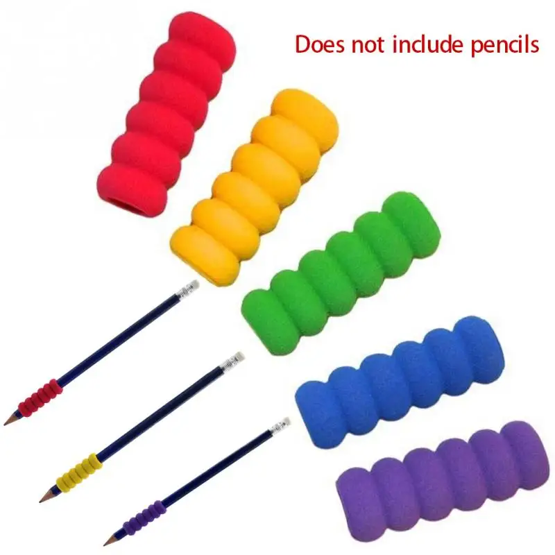 10pcs Grips Eco-friendly Hand Protection Ridged Cap Handwriting Foam Pen Pencil Non-slip
10pcs Grips Eco-friendly Hand Protection Ridged Cap Handwriting Foam Pen Pencil Non-slip