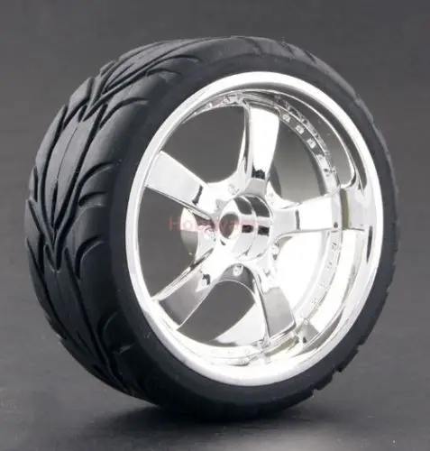 4pc 1/10 On-Road Car Tires 26*64MM plating Wheel Rim Rubber Tyre for HSP Tamiya HPI Kyosho Sakura 94122 94123 D3 D4 CS tt01 1022
4pc 1/10 On-Road Car Tires 26*64MM plating Wheel Rim Rubber Tyre for HSP Tamiya HPI Kyosho Sakura 94122 94123 D3 D4 CS tt01 1022