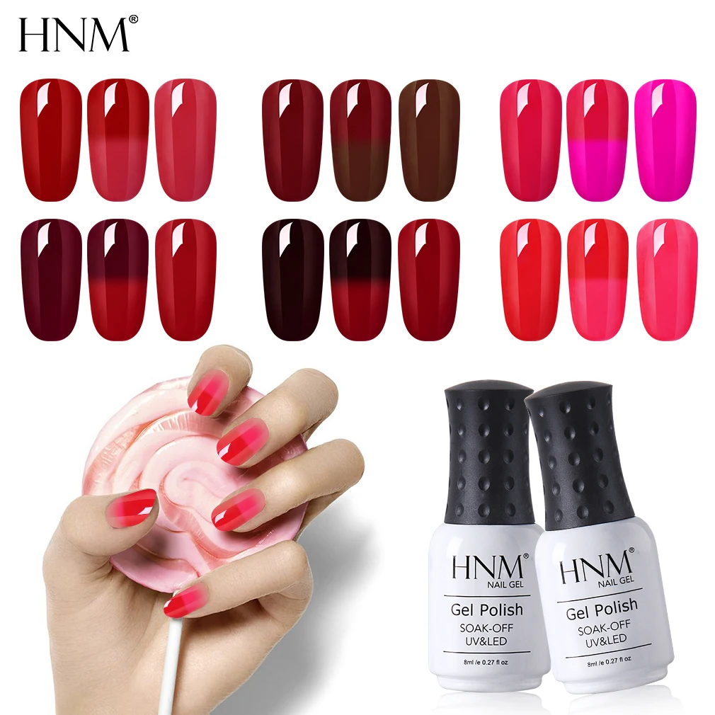 HNM 8ML Wine Red Thermo Gel Nail Polish Temperature Change Color Soak Off UV Nail Gel Long Lasting Hybrid Lucky Varnish Lacquer
HNM 8ML Wine Red Thermo Gel Nail Polish Temperature Change Color Soak Off UV Nail Gel Long Lasting Hybrid Lucky Varnish Lacquer