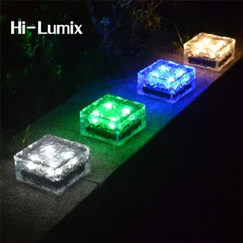 Hi-Lumix Glass Stone Ice Cube Solar led path light brick 4leds IP67 Waterproof In-ground Buried Lights for Garden Courtyard
Hi-Lumix Glass Stone Ice Cube Solar led path light brick 4leds IP67 Waterproof In-ground Buried Lights for Garden Courtyard