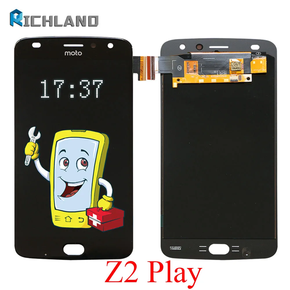 AMOLED LCD Display For Motorola Moto Z2 Play XT1710 XT1710-01/-07/-08/-09/-10 Touch Screen Digitizer assembly Replacement Parts
AMOLED LCD Display For Motorola Moto Z2 Play XT1710 XT1710-01/-07/-08/-09/-10 Touch Screen Digitizer assembly Replacement Parts