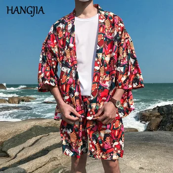 Japanese Printed Kimono Cardigan Alluring Woman Pattern Kimono Cardigan Jackets 2019 Summer 3/4 Sleeve Loose Hip-hop Outwear
Japanese Printed Kimono Cardigan Alluring Woman Pattern Kimono Cardigan Jackets 2019 Summer 3/4 Sleeve Loose Hip-hop Outwear
