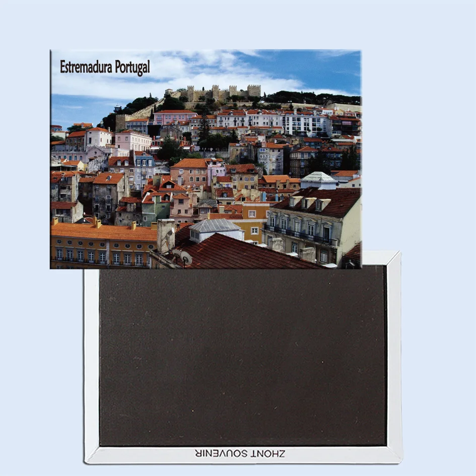 

Lisbon, Estremadura, Portugal, Magnetic refrigerator stickers, tourist souvenirs, small gifts 24765