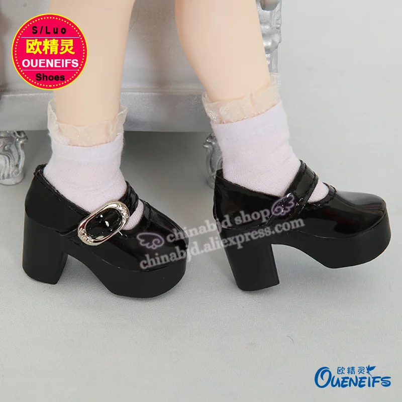 OUENEIFS bjd shoes 1/4 doll body Black high heeled shoes Mini toy bjd dolls shoes about 6.5cm
OUENEIFS bjd shoes 1/4 doll body Black high heeled shoes Mini toy bjd dolls shoes about 6.5cm