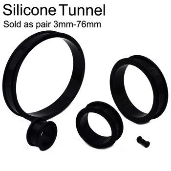 1Pair 3mm-76mm Thick Silicone Ear Plugs Ear Guages Tunnels Ear Expander Stretcher Saddle Big Great Size Body Piercing Jewelry
1Pair 3mm-76mm Thick Silicone Ear Plugs Ear Guages Tunnels Ear Expander Stretcher Saddle Big Great Size Body Piercing Jewelry