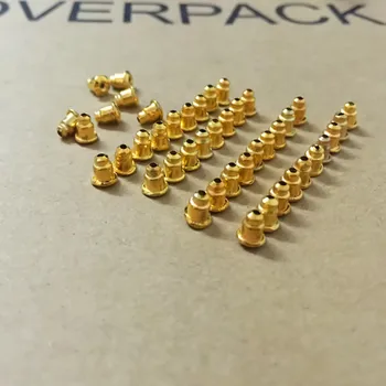 ES3 50 unids Bullet Alloy Earring Back Ear Studs Caps Gold Color DIY Jewelry Findings Accessories Jewelry Making Bead
ES3 50 unids Bullet Alloy Earring Back Ear Studs Caps Gold Color DIY Jewelry Findings Accessories Jewelry Making Bead