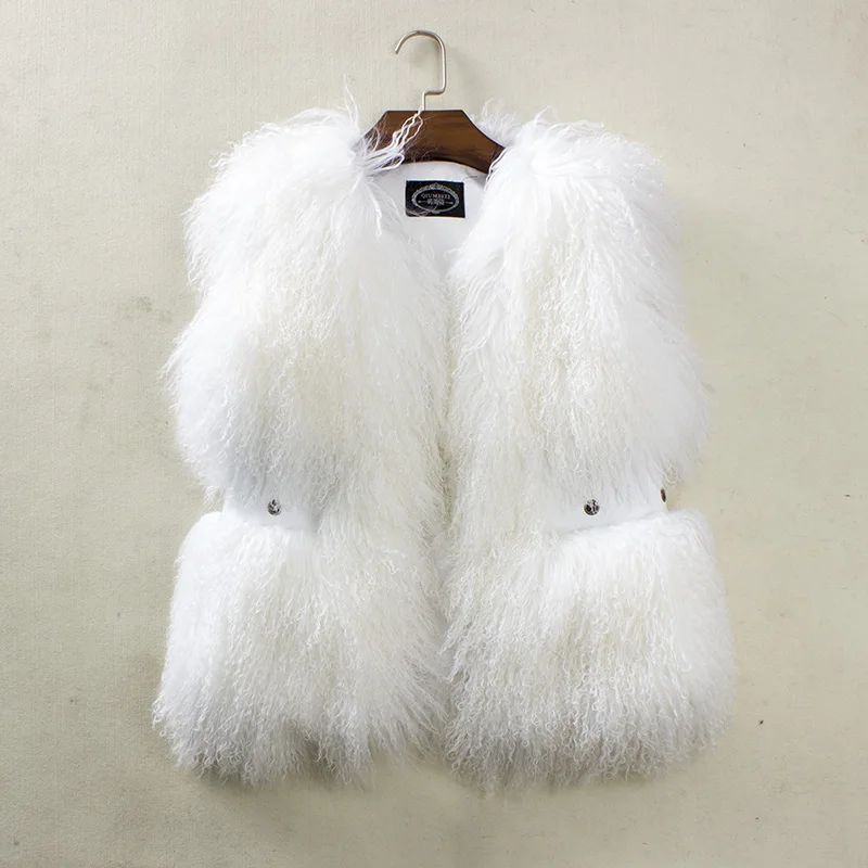 Mongolia Sheep Fur vest 2018 new women's winter fur vest womens jackets and coats real fur vest women's vests from natural fur
Mongolia Sheep Fur vest 2018 new women's winter fur vest womens jackets and coats real fur vest women's vests from natural fur