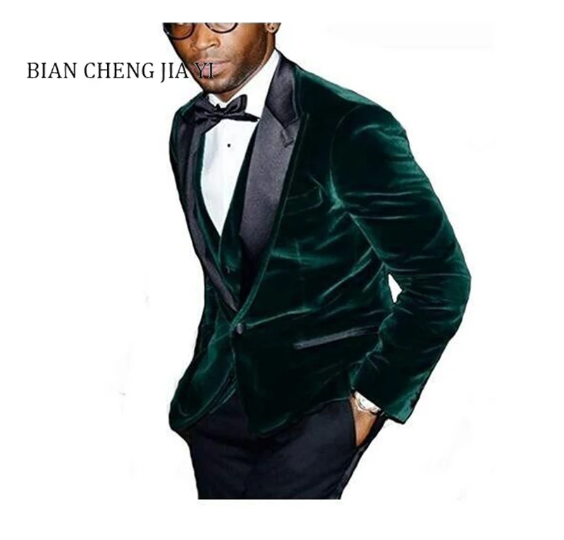 Fashion New 2019 Bespoke Men suits Dark green Peak lapel Wedding Groom High quality Casual Male suits 3 Piece (blazer+pant+vest)
Fashion New 2019 Bespoke Men suits Dark green Peak lapel Wedding Groom High quality Casual Male suits 3 Piece (blazer+pant+vest)