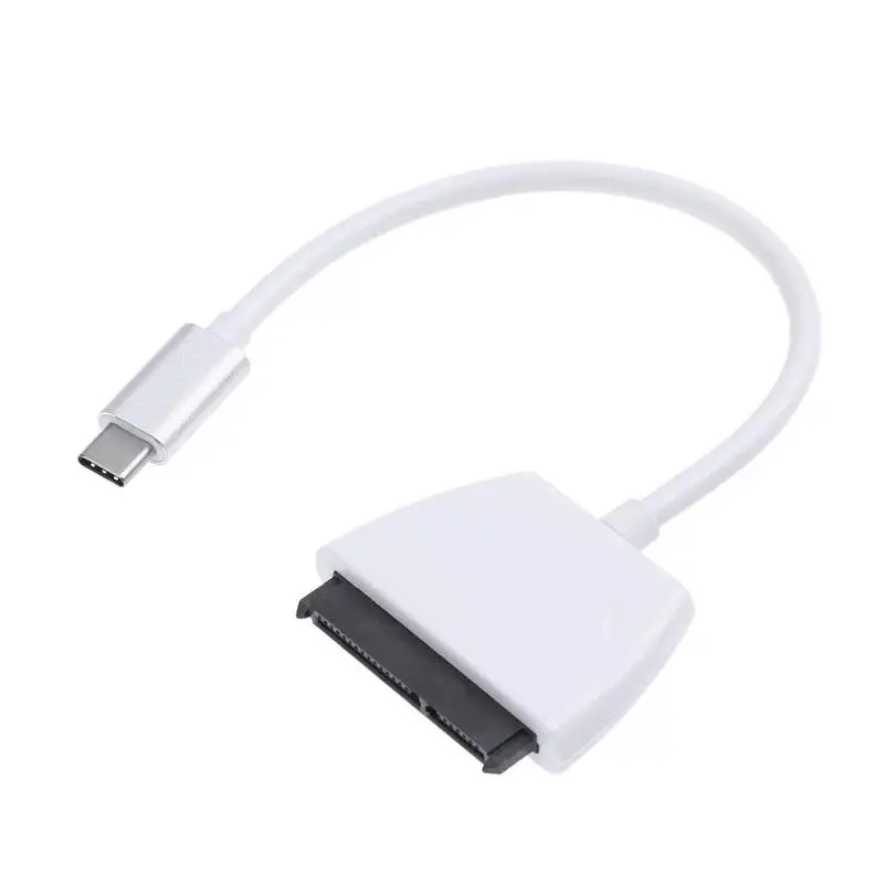 USB-C USB 3.1 Type-C to SATA 3.0 Cable Adapter Type C to Serial ATA III 7+15 22Pin Converter for 2.5" HDD SSD for Macbook
USB-C USB 3.1 Type-C to SATA 3.0 Cable Adapter Type C to Serial ATA III 7+15 22Pin Converter for 2.5" HDD SSD for Macbook