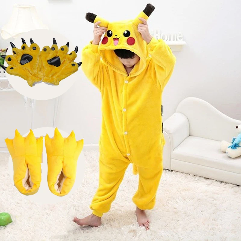 Kid's Onesie Animal Costume Flannel Soft Whole Pajama One Piece Boy Girl Child Pokemon Pikachu Winter Sleep Suit Halloween COS
Kid's Onesie Animal Costume Flannel Soft Whole Pajama One Piece Boy Girl Child Pokemon Pikachu Winter Sleep Suit Halloween COS