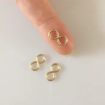 PINJEAR gold Filled 8-shaped link for diy handmade bracelet necklace earring pendant jewelry accessories
PINJEAR gold Filled 8-shaped link for diy handmade bracelet necklace earring pendant jewelry accessories