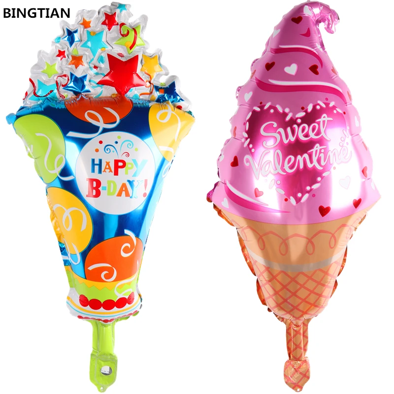 BINGTIAN Latest mini ice cream balloon with star sweet valentine foil for happy day decoration ballon Birthday balloon
BINGTIAN Latest mini ice cream balloon with star sweet valentine foil for happy day decoration ballon Birthday balloon