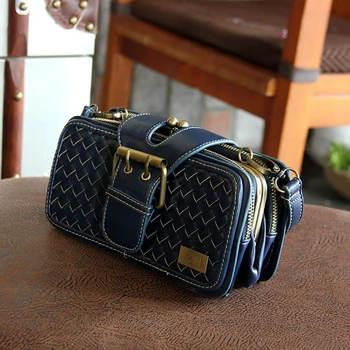 Vintage Woven Bag Handbags 2018 New Korean Version Small Package Messenger Bags Retro Handbag Shoulder Bag Diagonal Package
Vintage Woven Bag Handbags 2018 New Korean Version Small Package Messenger Bags Retro Handbag Shoulder Bag Diagonal Package