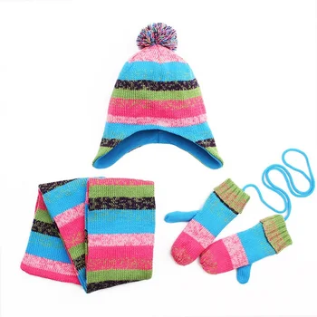 2018 Winter Girls clothing Thick Velvet Hat Scarf Glove Set Nice Striped Knitted Baby Kids Caps Neck Warmers Gloves 3pcs set
2018 Winter Girls clothing Thick Velvet Hat Scarf Glove Set Nice Striped Knitted Baby Kids Caps Neck Warmers Gloves 3pcs set