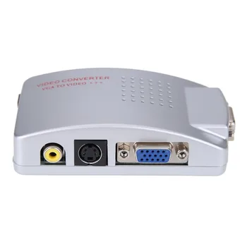 VT280 PC Converter Box Universal NTSC PAL VGA to TV AV RCA Signal Adapter Converter Video Switch Box Composite for Computer PC
VT280 PC Converter Box Universal NTSC PAL VGA to TV AV RCA Signal Adapter Converter Video Switch Box Composite for Computer PC