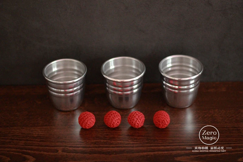 Super Professional Aluminum Three Cups and Balls With Chop Cup (Large), Gimmick Props,Magic Tricks Magician Close Up Illusion
Super Professional Aluminum Three Cups and Balls With Chop Cup (Large), Gimmick Props,Magic Tricks Magician Close Up Illusion