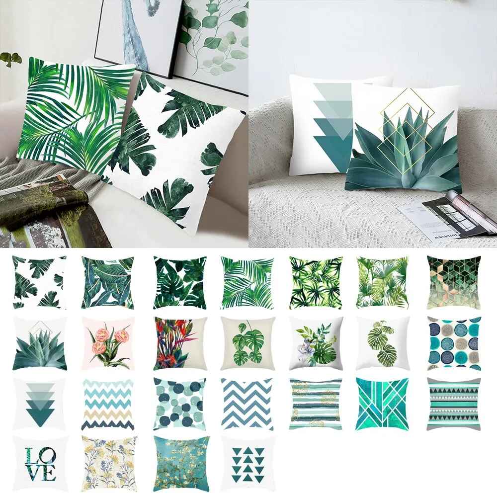 Tropical Plant Green Pillowcase Decorative Leaves Printing Pillow Cover Polyester Pillow Cover 45cmx45m
Tropical Plant Green Pillowcase Decorative Leaves Printing Pillow Cover Polyester Pillow Cover 45cmx45m