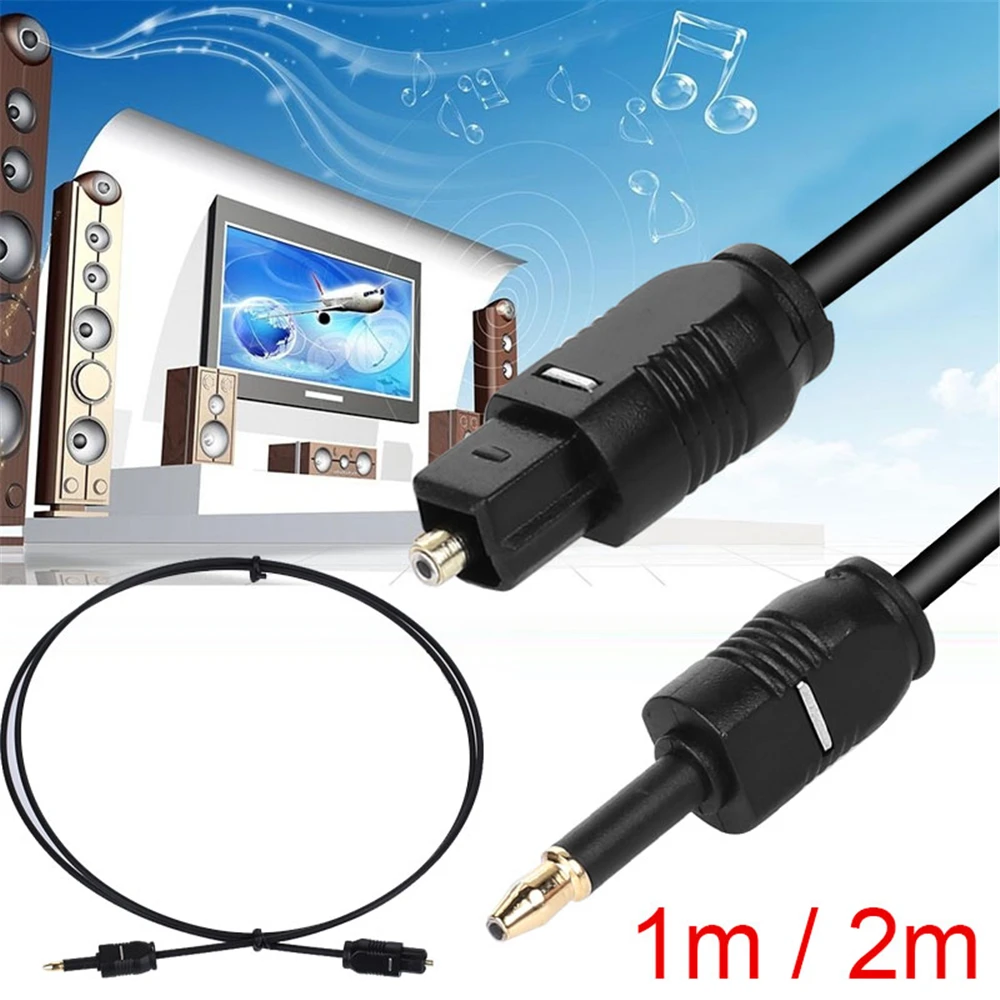 Digital Optical Audio Cable Toslink 1m 2m SPDIF Coaxial Cable for Amplifiers Blu-ray Player For Xbox 360 Soundbar Fiber Cable
Digital Optical Audio Cable Toslink 1m 2m SPDIF Coaxial Cable for Amplifiers Blu-ray Player For Xbox 360 Soundbar Fiber Cable